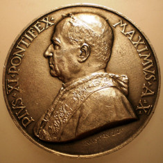 5.635 ITALIA VATICAN MEDALIE PAPA PIUS XI 1931 ARGINT 39,6g/44mm MISTRUZZI