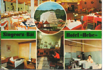 CPI (B8957) CARTE POSTALA - SANGEORZ BAI, HOTEL &amp;quot;HEBE&amp;quot; foto