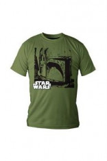 Tricou Star Wars Boba Fett Green Boy T-Shirt Size Xl foto