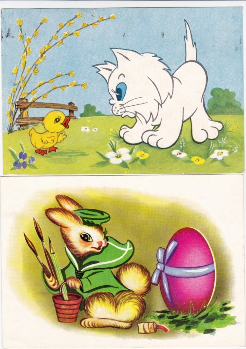 FELICITARE CARTE POSTALA , 2 BUC - 6