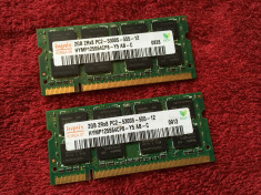 Kit Memorie RAM laptop Hynix 4GB DDR2 ( 2 x 2GB ) Dual Channel 667 MHz foto