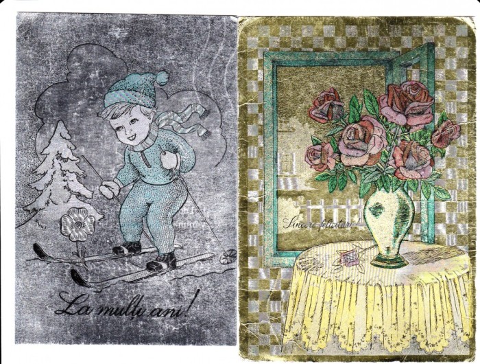 FELICITARE CARTE POSTALA , 2 BUC - 10