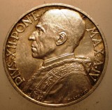 A.429 VATICAN PAPA PIUS XII 10 LIRE 1942 XF/AUNC ARGINT 4000ex.