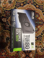 Placa video ASUS GeForce GTX 1070 Turbo 8GB DDR5 256-bit foto