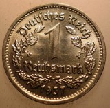 A.265 GERMANIA 1 REICHSMARK 1937 G AUNC