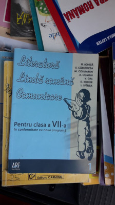 LITERATURA LIMBA ROMANA COMUNICARE CLASA A VII A KUDOR , COMAN foto