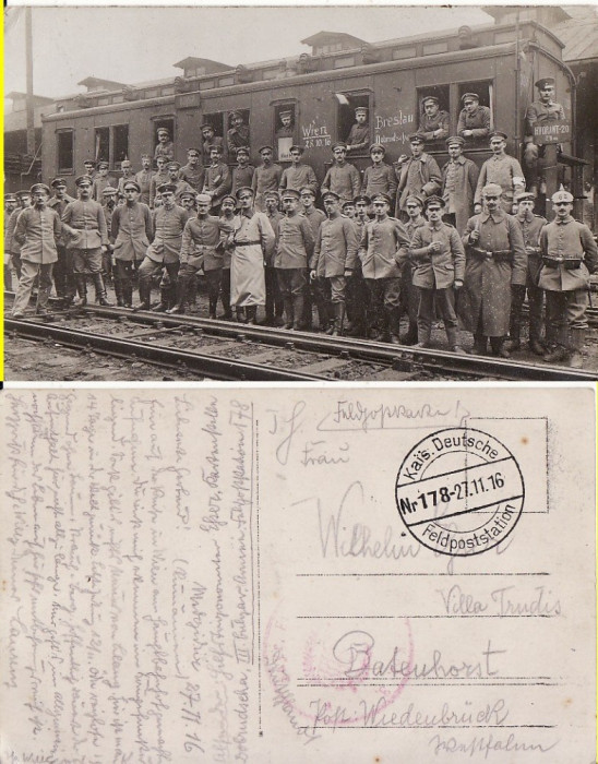 Dobrogea, Constanta- Tipuri, tren - rara-foto militara, WWI, WK1