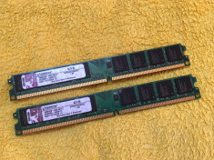Kit Memorie Kingston 4GB ( 2X2GB ) DDR2 667 Dual Channel foto