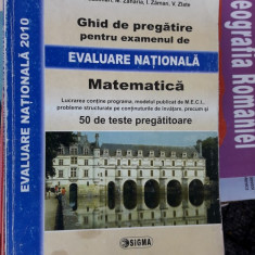 Ghid De Pregatie Pentru Examenul De Evaluare Nationala Matematica 50 TESTE
