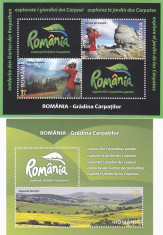 ROMANIA - GRADINA CARPATILOR,BLOC + MINISHEET,2010,MNH,ROMANIA. foto