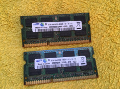 Kit Memorie RAM laptop Samsung 4GB DDR3 ( 2 x 2GB ) Dual Channel 1066 MHz foto
