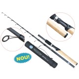 Lanseta fibra de carbon baracuda Travel Spin 2,70m cu tub de transport