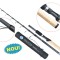Lanseta fibra de carbon baracuda Travel Spin 2,70m cu tub de transport