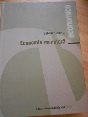 SILVIU CERNA--ECONOMIE MONETARA foto