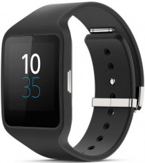 Sony Smartwatch 3 SWR50, LCD Transflectiv 1.6&amp;amp;quot;, Rezistent la apa si praf (Negru) foto