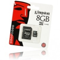 Card memorie Kingston MicroSDHC 8Gb Blister foto