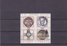 CERCETASII ROMANIEI ,JAMBOREEA BRASOV,CINDERELLA,VIGNETE, 1996,BLOC,MNH. foto