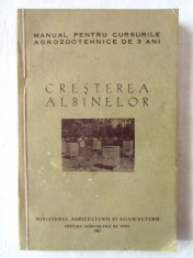 CRESTEREA ALBINELOR. Manual pentru cursurile agrozootehnice de 3 ani, 1957 foto