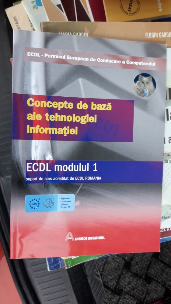 Concepte de baza ale tehnologiei informatiei ECDL MODULUL 1 STARE FOARTE  BUNA | Okazii.ro