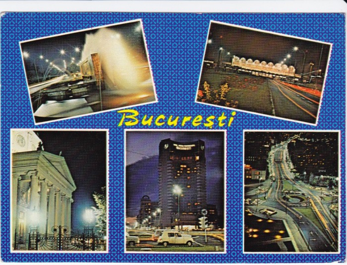 CARTE POSTALA , BUCURESTI , 1986 foto mare CARTE POSTALA , BUCURESTI , 1986 foto mare