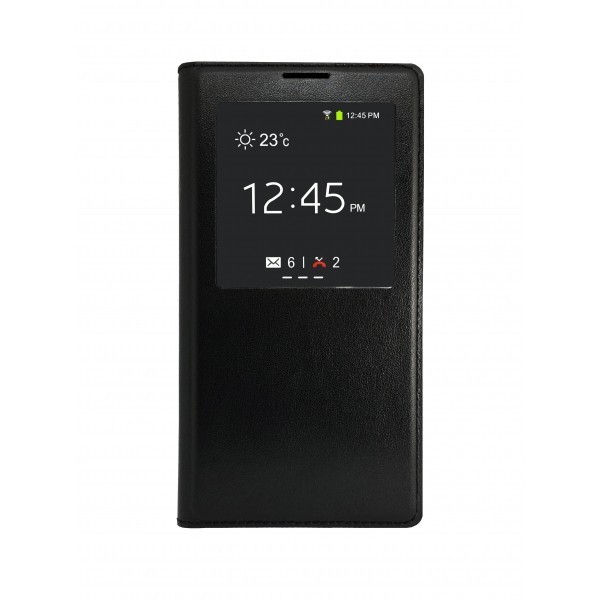 Husa flip s-view activa SAMSUNG NOTE 3, black foto mare Husa flip s-view activa SAMSUNG NOTE 3, black foto mare