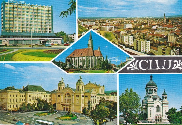 CARTE POSTALA CLUJ, 1973