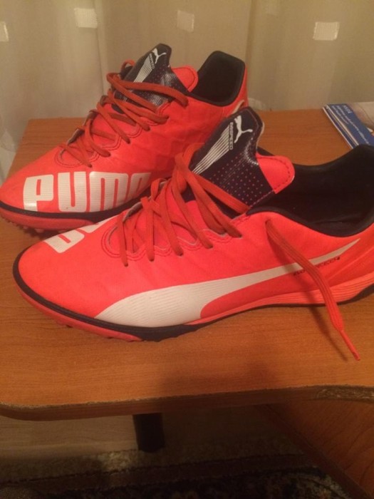 Ghete Teren Sintetic Fotbal Barbati Puma Evospeed 5.4 Tt Lava 43 foto mare Ghete Teren Sintetic Fotbal Barbati Puma Evospeed 5.4 Tt Lava 43 foto mare