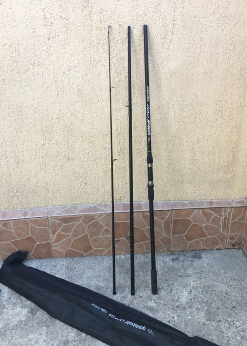 SET 4 Lansete 3,6 metri GOLD SHARK CARP din 3 bucati 3,5 LBS SI INELE CERAMICE foto mare SET 4 Lansete 3,6 metri GOLD SHARK CARP din 3 bucati 3,5 LBS SI INELE CERAMICE foto mare