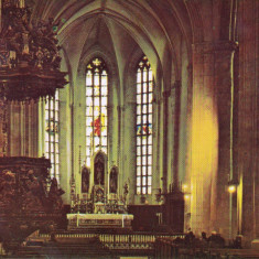 CARTE POSTALA CLUJ NAPOCA BISERICA SF MIHAIL INTERIOR 1971 2