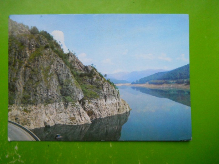 HOPCT 29222 LACUL VIDRARU -JUD ARGES -CIRCULATA foto mare HOPCT 29222 LACUL VIDRARU -JUD ARGES -CIRCULATA foto mare
