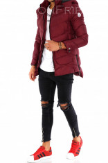 Geaca iarna grena Moncler - geaca barbati - geaca slim fit COLECTIE NOUA 9139 L4 foto