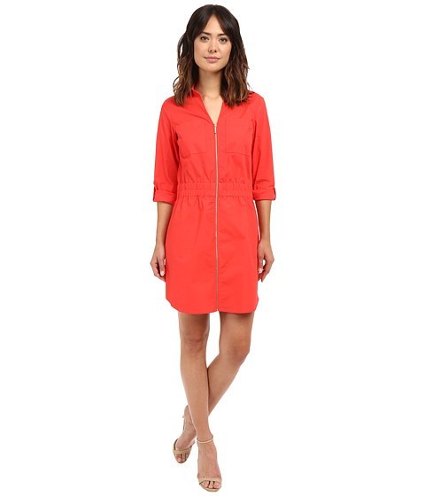 Michael Kors Zip Dring Dress Coral Reef foto mare Michael Kors Zip Dring Dress Coral Reef foto mare