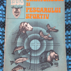 ALMANAHUL VANATORULUI SI PESCARULUI SPORTIV 1990 (NUMEROASE ILUSTRATII!)