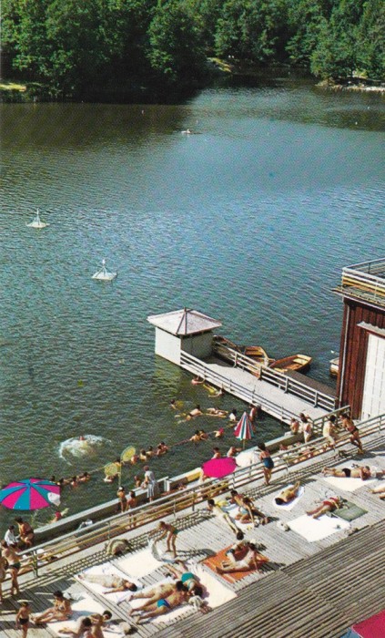CARTE POSTALA SOVATA LACUL URSU 1973