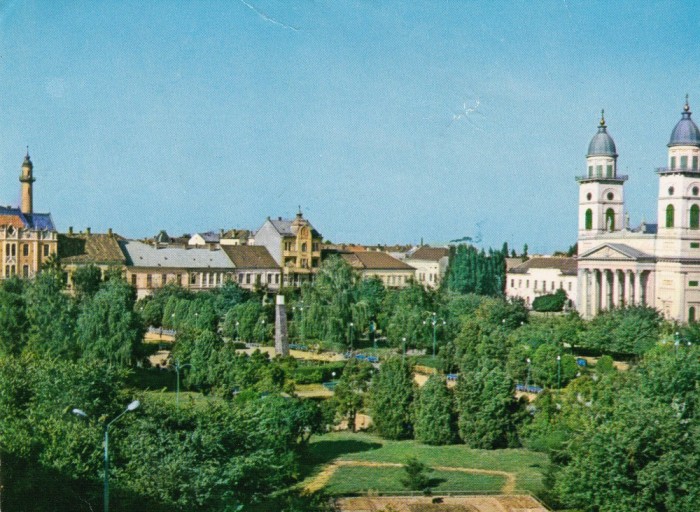 CARTE POSTALA SATU MARE PARCUL LIBERTATII