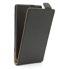 Husa Nokia Lumia 925 Flip Case Black foto