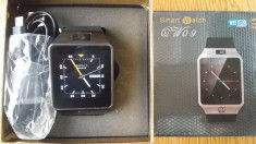 Smartwatch qw09 cu android, wirelees si 3g foto