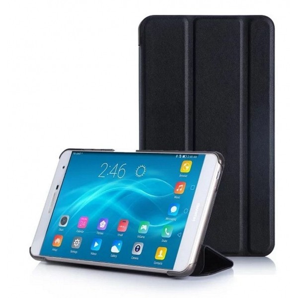 Husa flip cover pentru Huawei MediaPad T2 7.0, negru foto mare Husa flip cover pentru Huawei MediaPad T2 7.0, negru foto mare