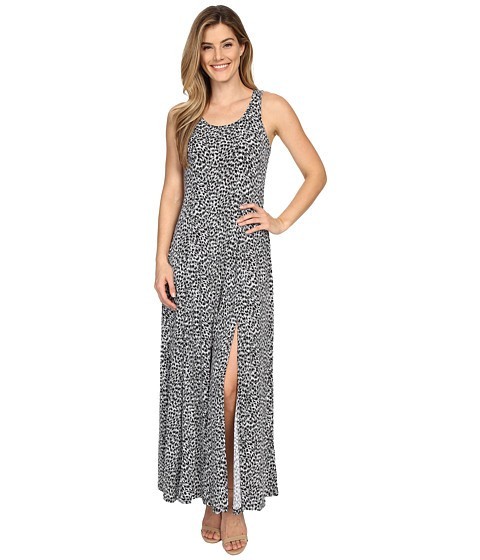 Michael Kors Abstract Maxi Dress Black foto mare Michael Kors Abstract Maxi Dress Black foto mare