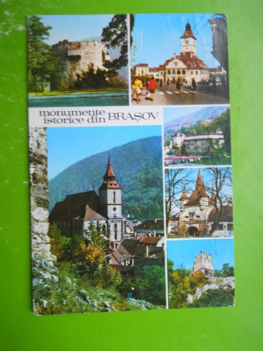 HOPCT 29219 MONUMENTE ISTORICE DIN -JUD BRASOV -CIRCULATA foto mare HOPCT 29219 MONUMENTE ISTORICE DIN -JUD BRASOV -CIRCULATA foto mare