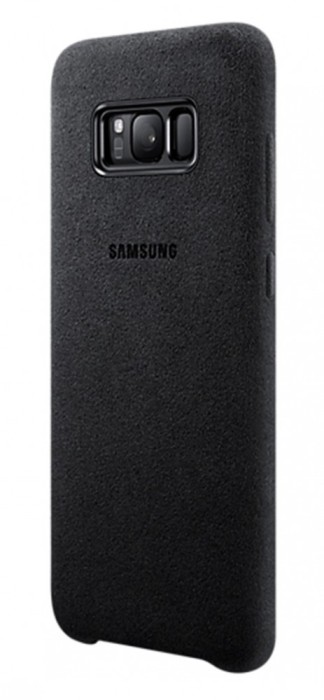 Husa tip capac spate Samsung Alcantara Cover EF-XG955ASEGWW gri inchis pentru Samsung Galaxy S8 Plus G955 foto mare Husa tip capac spate Samsung Alcantara Cover EF-XG955ASEGWW gri inchis pentru Samsung Galaxy S8 Plus G955 foto mare