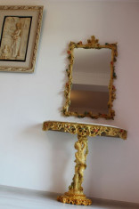Consola + oglinda stil venetian foto