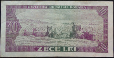 Bancnota 10 Lei - RS ROMANIA, anul 1966 *cod 649 foto