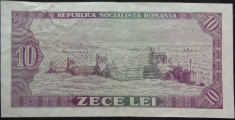 Bancnota 10 Lei - RS ROMANIA, anul 1966 *cod 647 foto