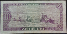 Bancnota 10 Lei - RS ROMANIA, anul 1966 *cod 650 foto