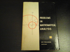 Problems in Mathematical Analysis - G. Baranenko, Mir Publishers, 496 pag foto