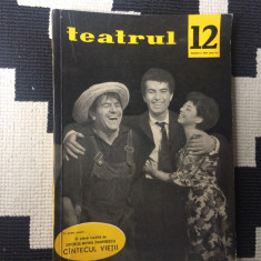 Teatrul nr. 12 decembrie anul IX 1964 revista cultura teatru arta ilustrata RPR