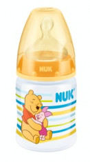 Biberon din polipropilena cu tetina din silicon Nuk First Choice Disney Winnie th Pooh 150ml 0-6 luni 743374 foto