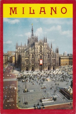 Milano carte postala foto