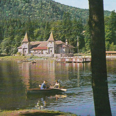 CARTE POSTALA TUSNAD LACUL CIUCAS 1968